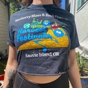 Cute cropped t shirt Portland Organic Farm